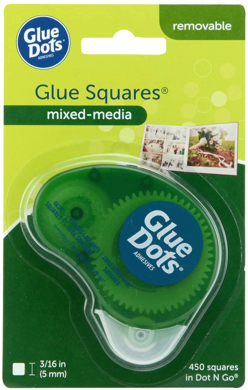 Glue Dots Dot N' Go Adhesive Dispenser, 3/8 Inch - 200 adhesives